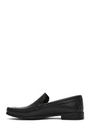 Erkek Siyah Deri Loafer | Derimod