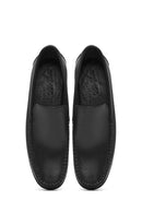 Erkek Siyah Deri Loafer | Derimod