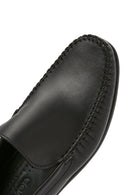 Erkek Siyah Deri Loafer | Derimod