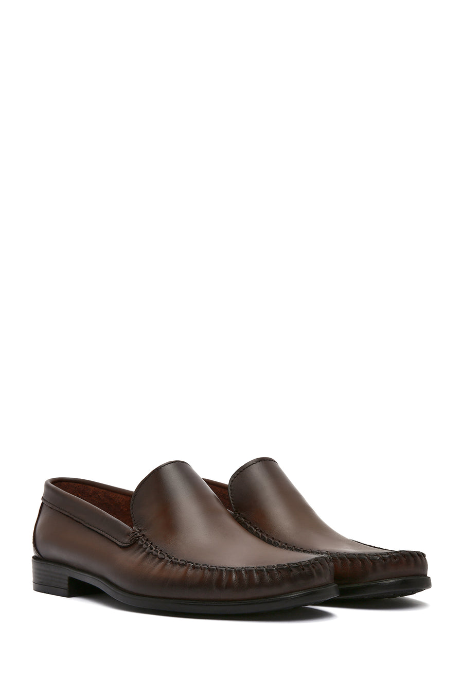 Men's Brown Leather Loafer