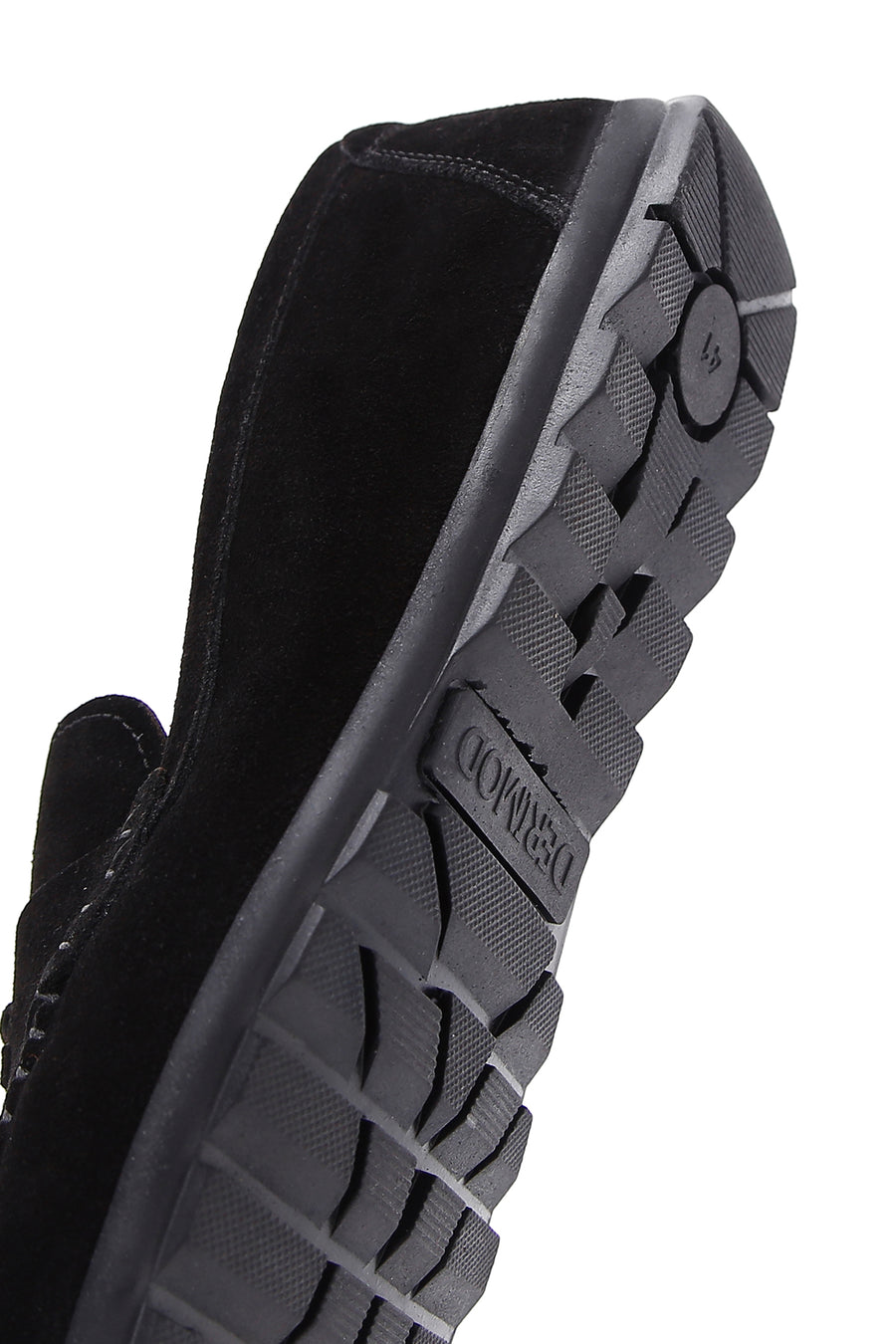 Men's Black Tassel Suede Leather Loafer