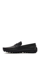 Erkek Siyah Deri Loafer | Derimod