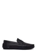 Erkek Siyah Deri Casual Loafer | Derimod