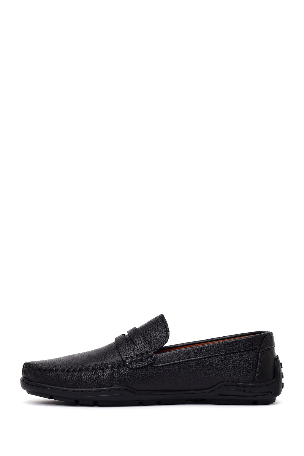 Erkek Siyah Deri Casual Loafer