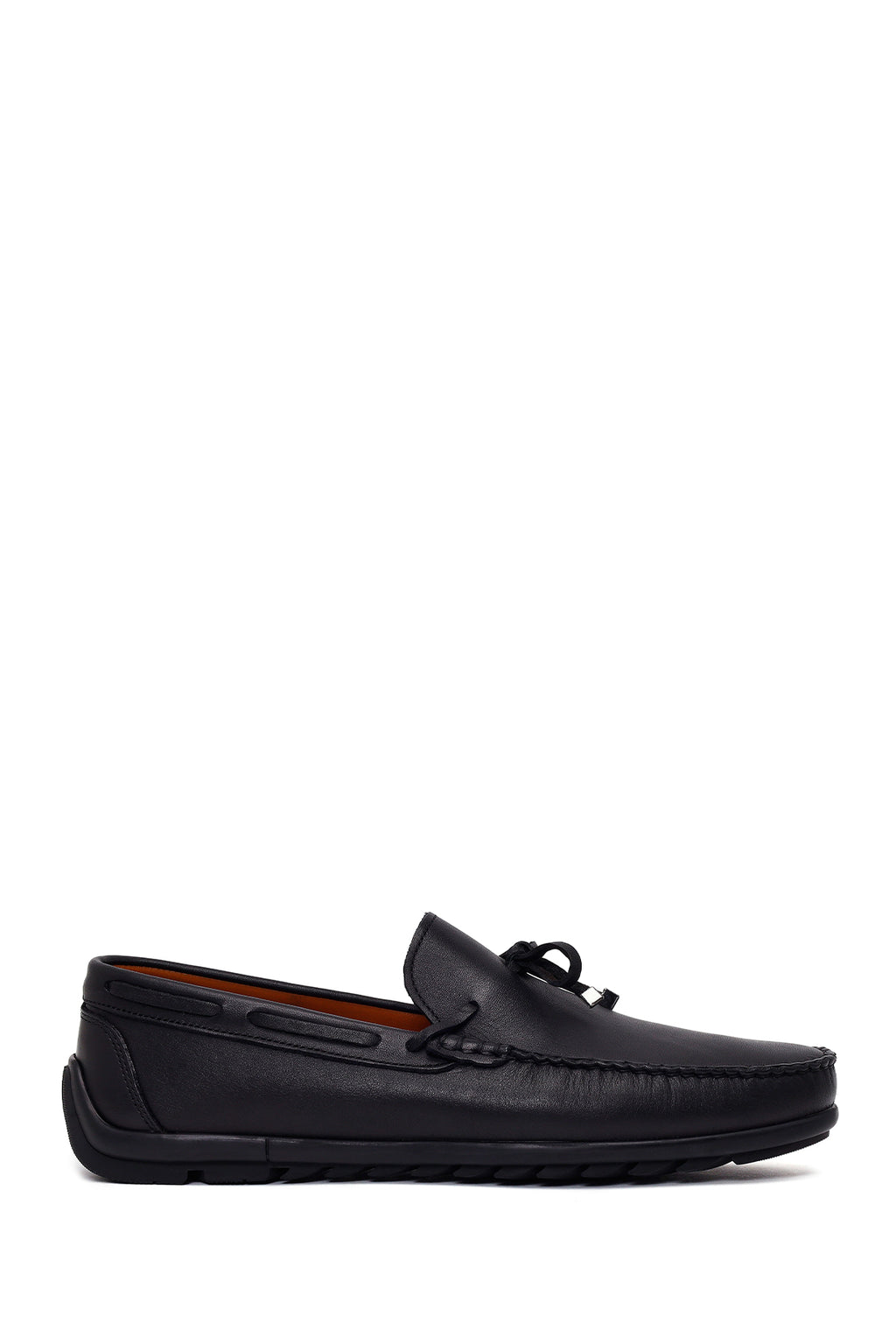Erkek Siyah Deri Loafer