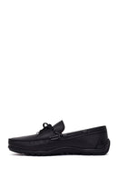 Erkek Siyah Deri Loafer | Derimod