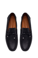 Erkek Siyah Deri Loafer | Derimod