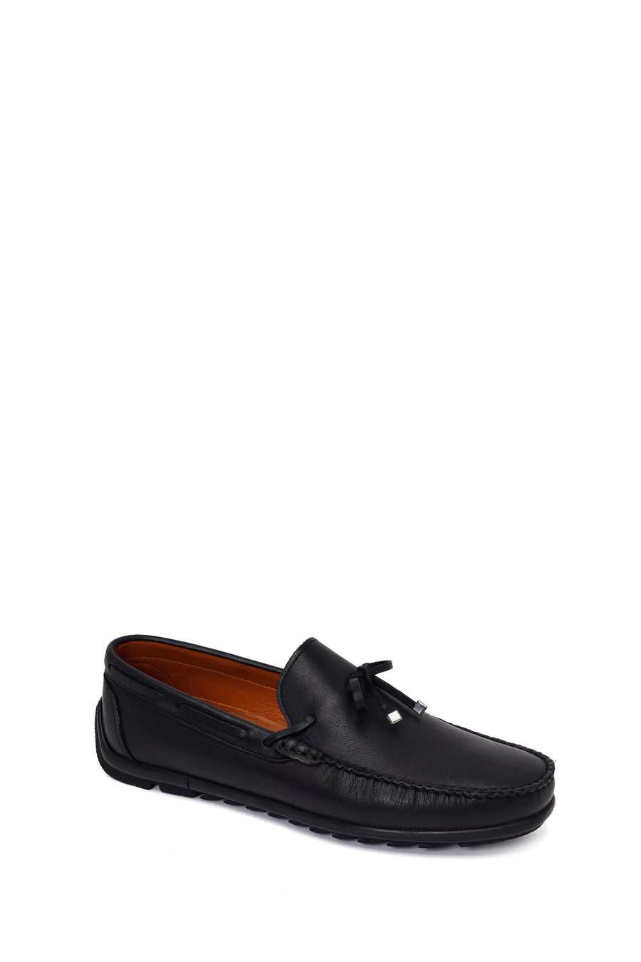 Erkek Siyah Deri Loafer