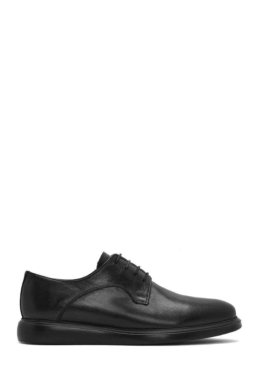 Men's Black Lace-up Leather Casual Shoes 26SFD790018 | Derimod