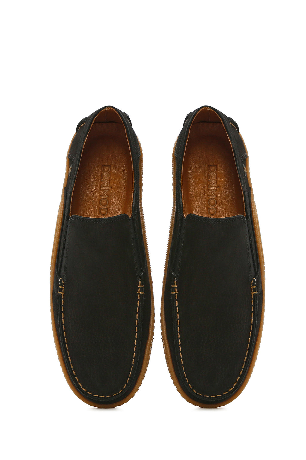 Erkek Siyah Nubuk Deri Comfort Loafer