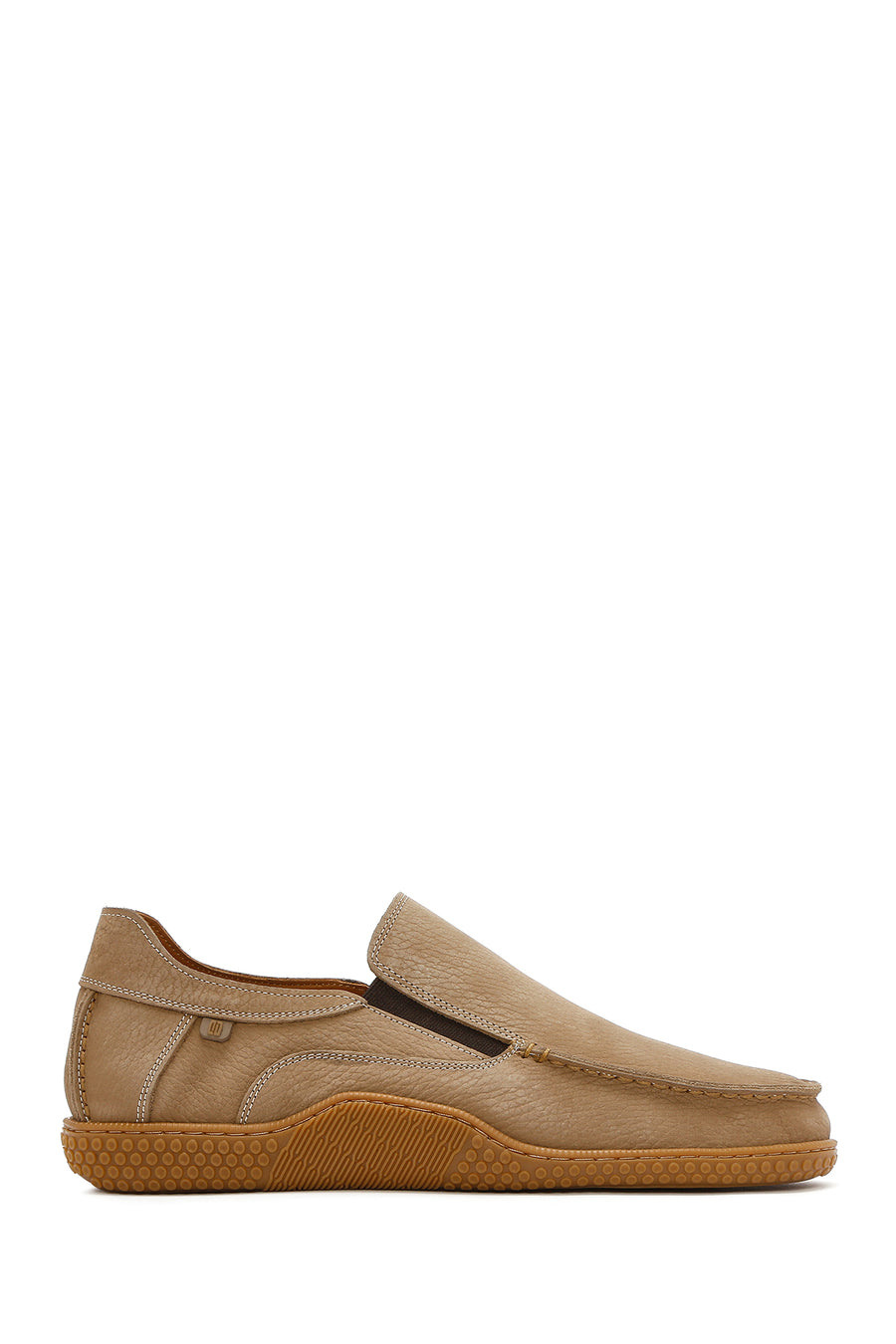 Men's Beige Nubuck Leather Comfort Loafer 26SFD8000V3 | Derimod