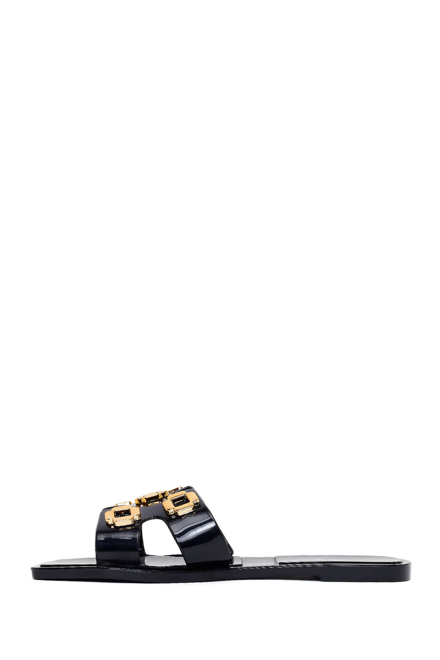 Woman Black Jelly Slipper
