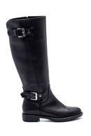 Women's Zipper Detailed Buckle Boots | Derimod