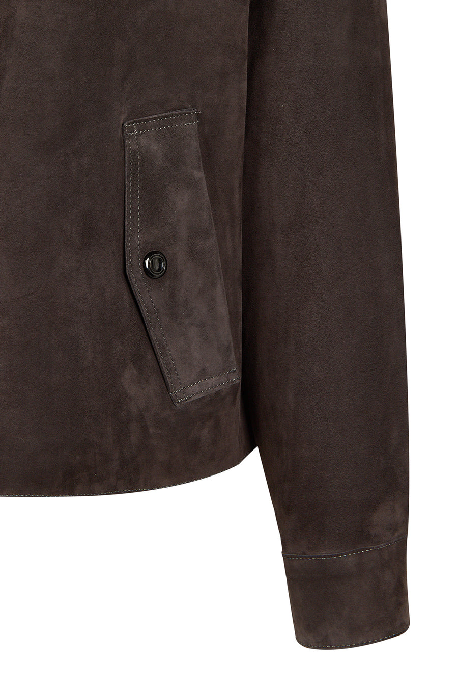 Sandiego Woman Brown Oversize Suede Jacket