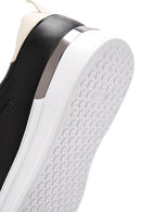 Men's Black Lace-up Leather Sneaker | Derimod