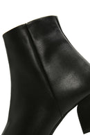 Women's Black Zippered Heeled Boots | Derimod