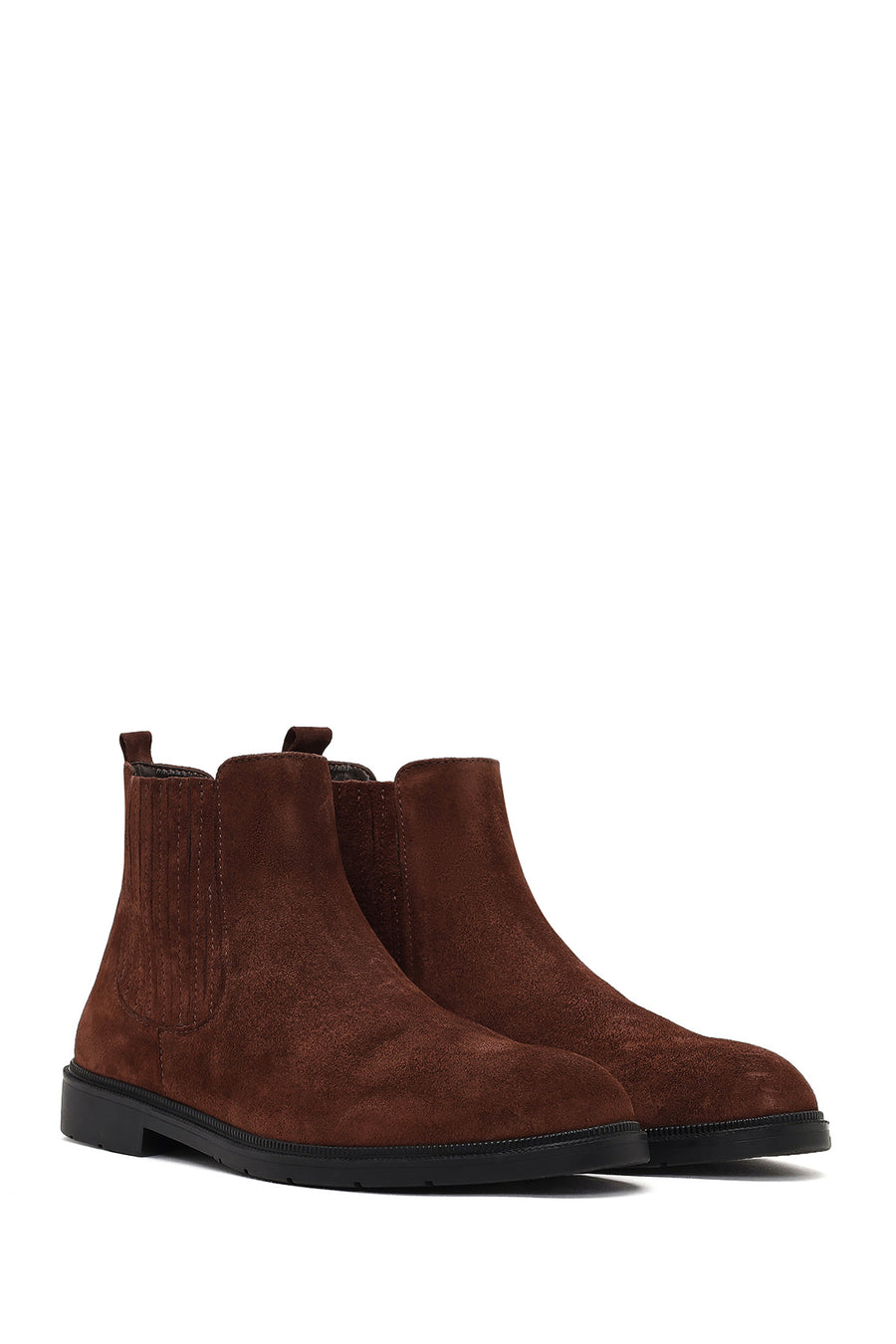 Men's Brown Suede Leather Chelsea Boot