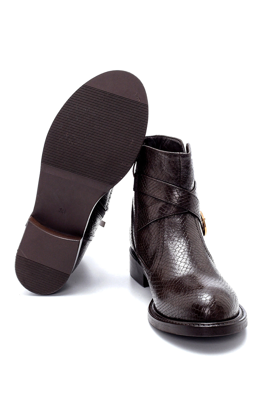 Women's Snakeskin Patterned Boots