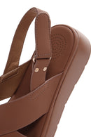 Kadın Taba Kalın Tabanlı Comfort Sandalet | Derimod