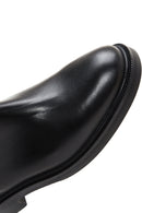 Women's Black Casual Leather Boots | Derimod