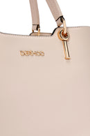 Women's Cream Long Strap Classic Handbag | Derimod