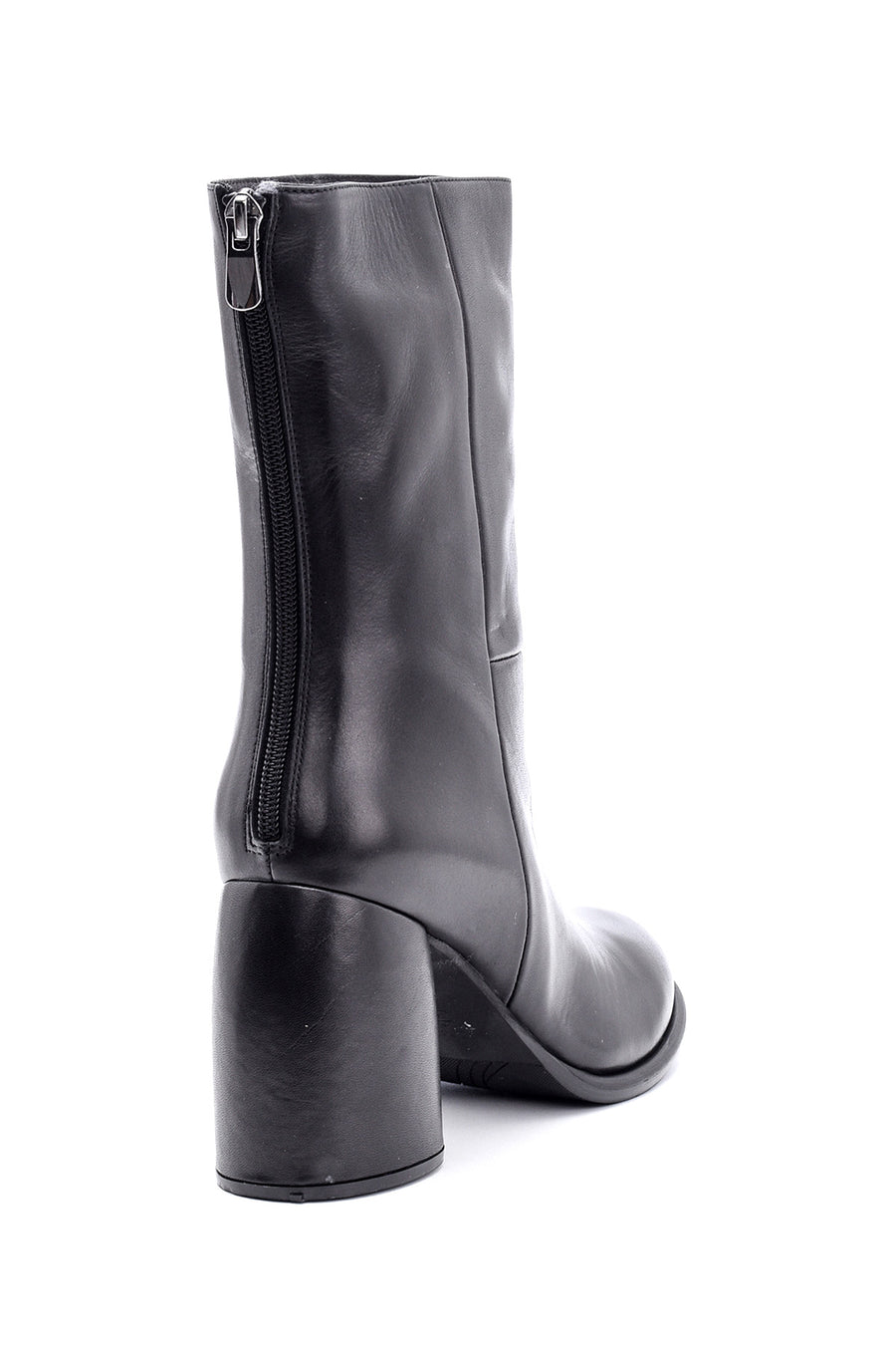 Women's Heeled Leather Boots