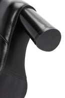 Women's Black Accessory Detailed Zippered Thick Heeled Boots | Derimod