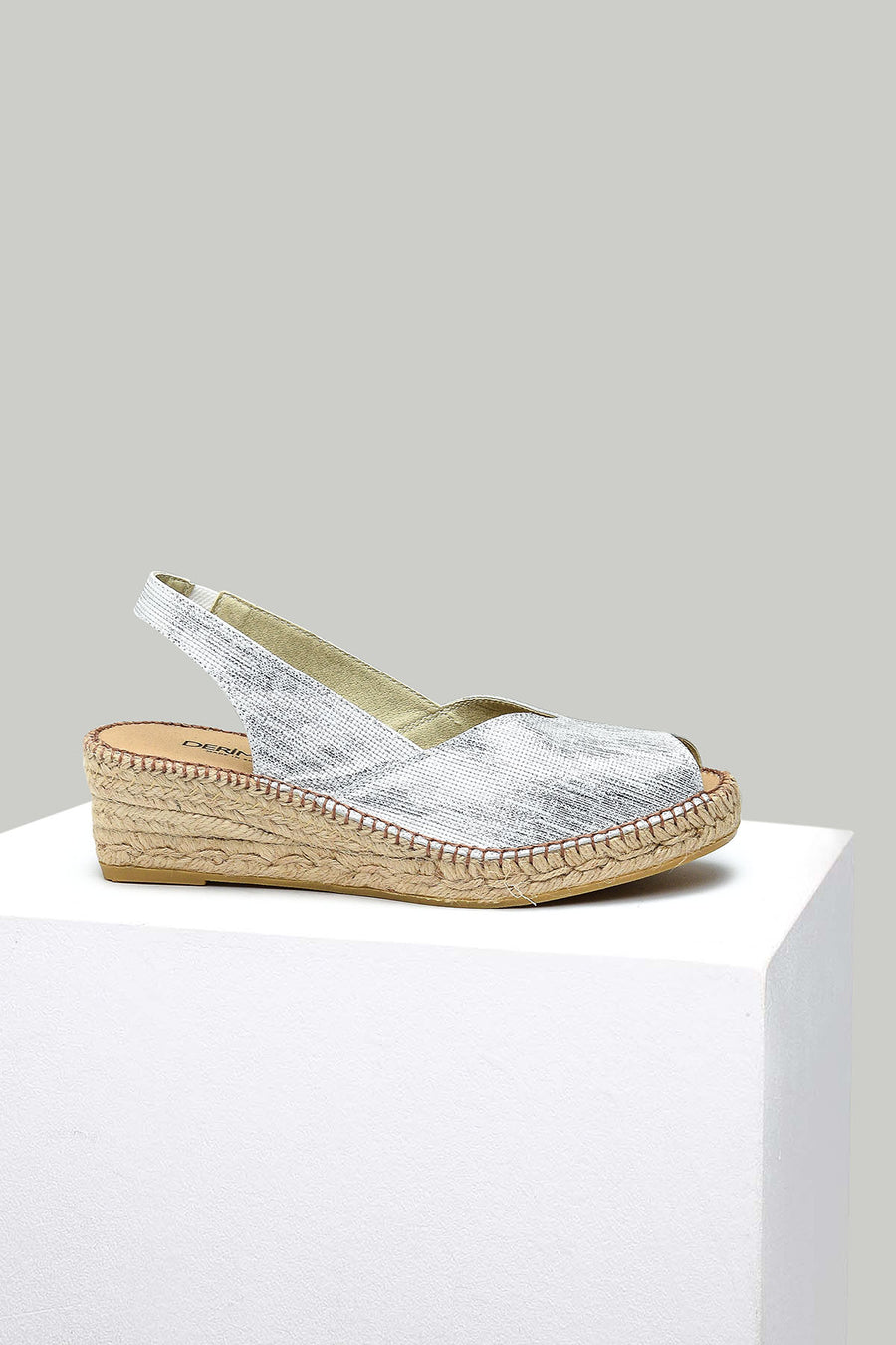 Women's White Leather Sandals