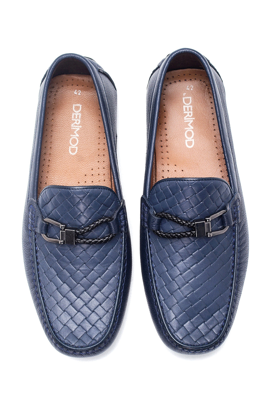 Erkek Deri Baskılı Loafer