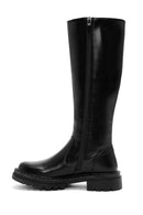 Women's Black Zippered Boots | Derimod