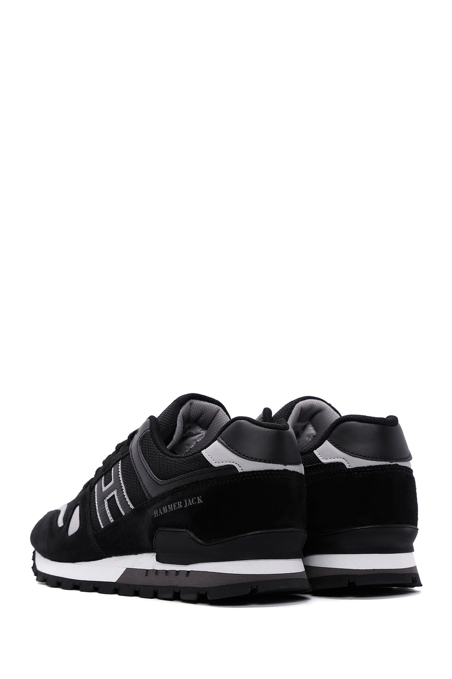 Hammer Jack Erkek Siyah Deri Sneaker
