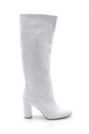 Women's Leather Heeled Boots | Derimod