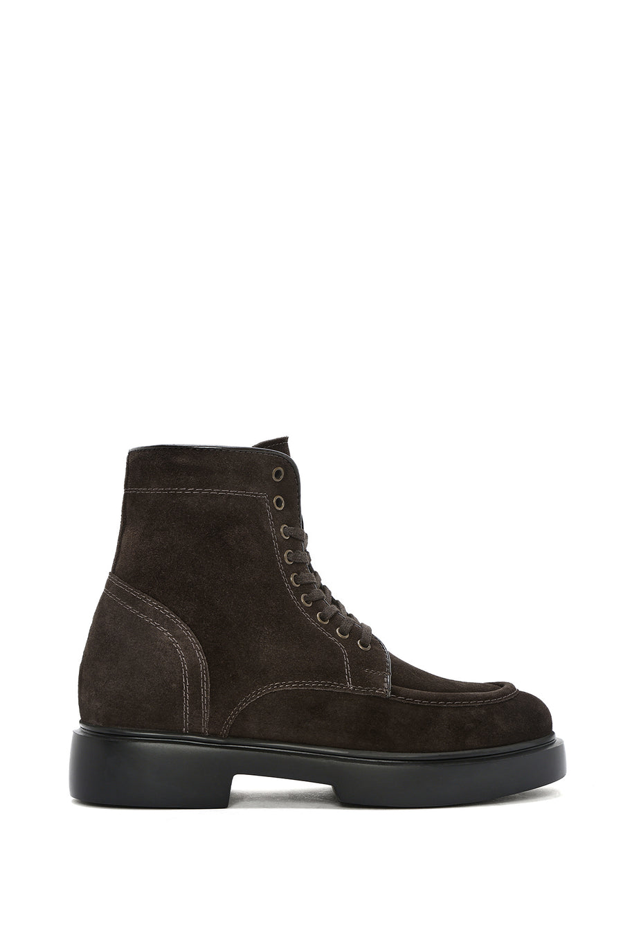 
Men's Brown Zippered Suede Leather Boot
 24WFD701410 | Derimod