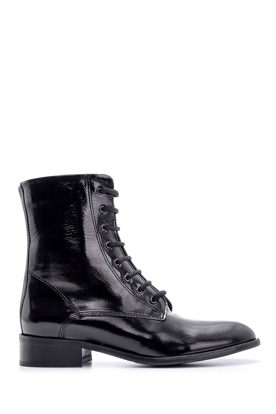 Women's Patent Leather Boots 19WFD270616 | Derimod