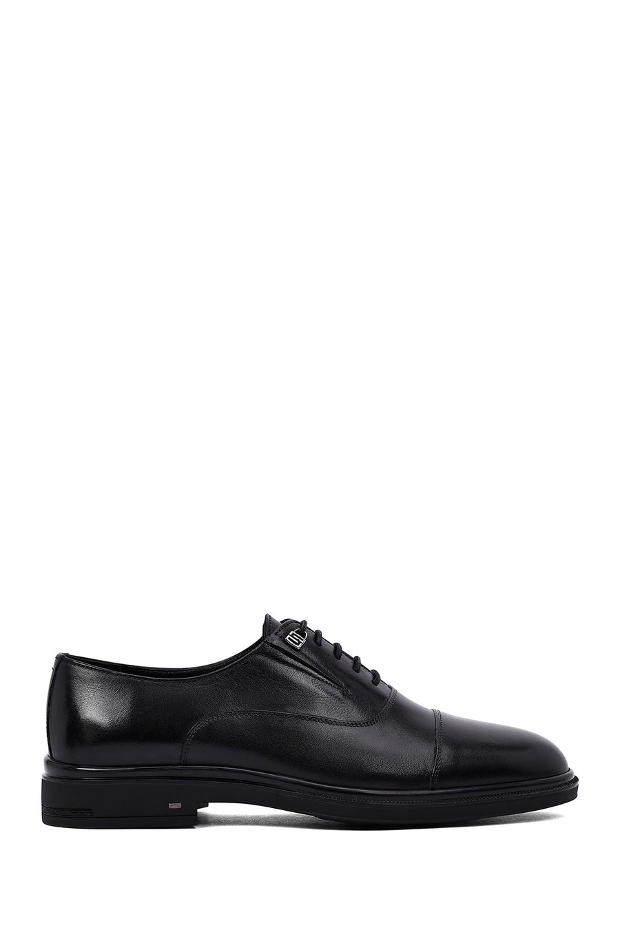 Derimod Fly Male Black Lace-Up Leather Casual Shoes WM730005DV | Derimod