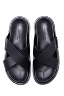 Men's Leather Slippers | Derimod