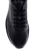 Erkek Deri Delikli Sneaker | Derimod
