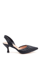 Women's Leather Heeled Sandals | Derimod