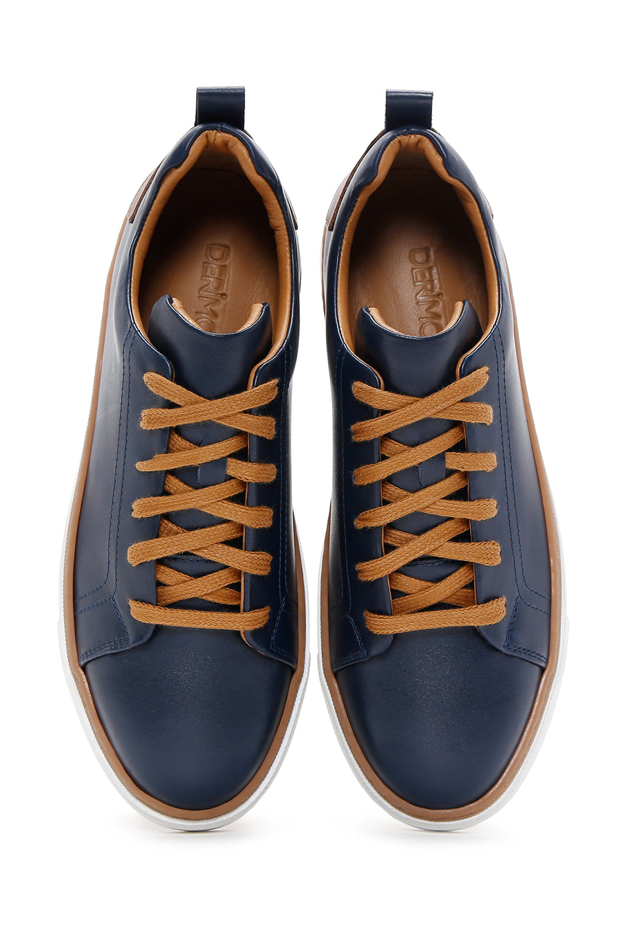 Men's Navy Blue Leather Sneaker
