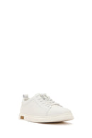 Erkek Beyaz Deri Sneaker | Derimod