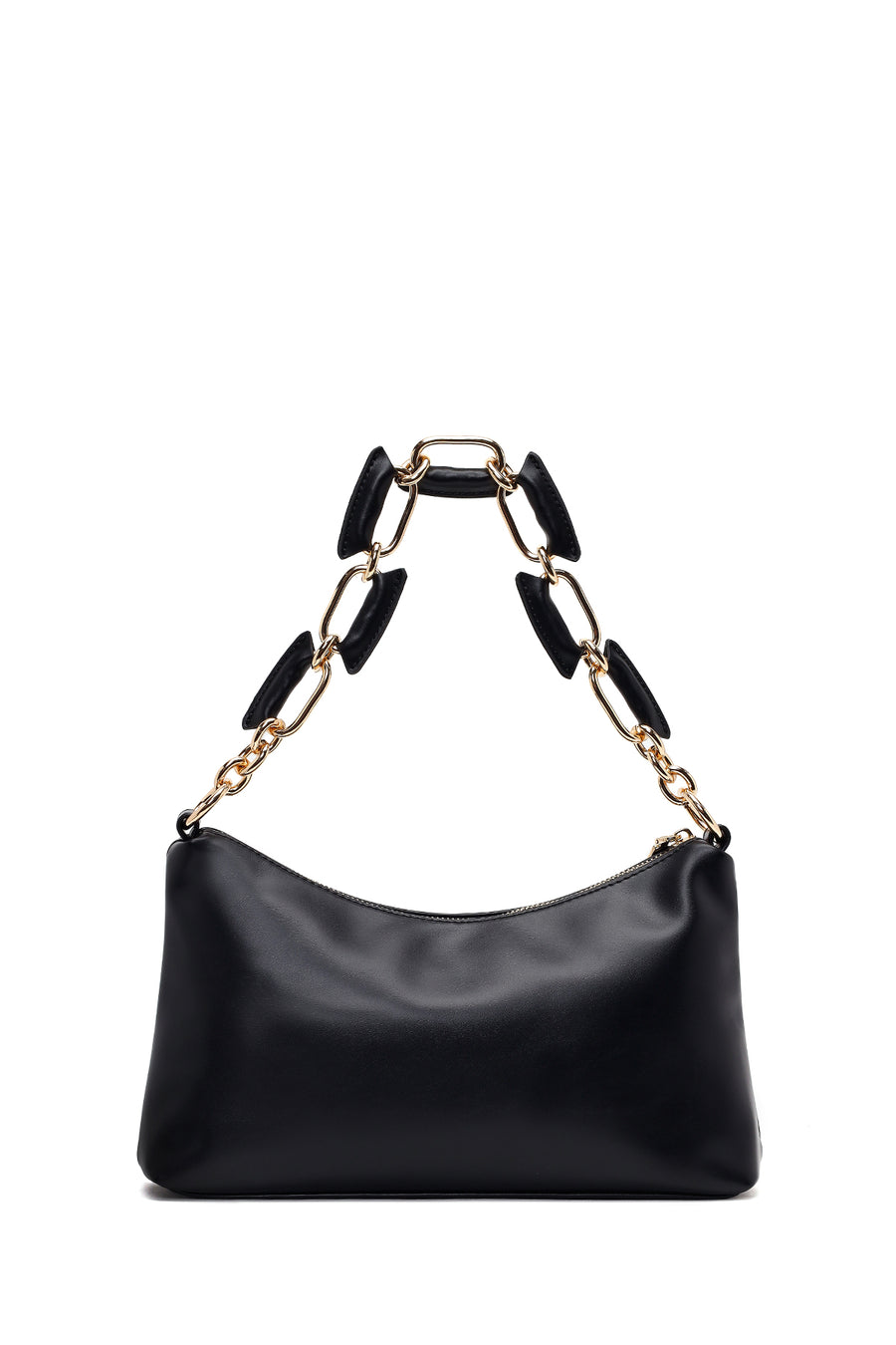 Woman Black Long-Strap Shoulder Bag