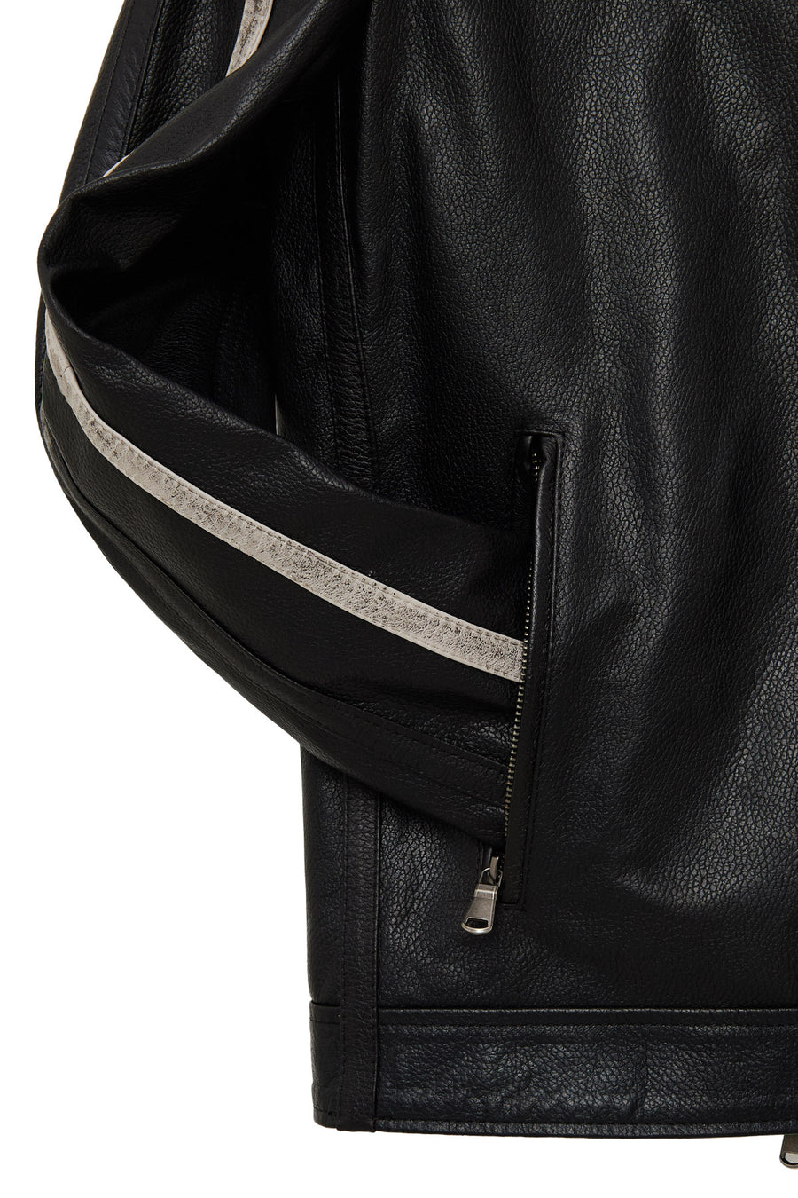 Middleton Erkek Siyah Slim-Fit Kısa Deri Ceket