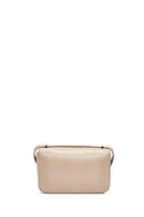 Women's Beige Printed Long Strap Crossbody Bag | Derimod