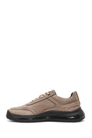 Male Mink Lace-Up Nubuck Leather Sneaker | Derimod