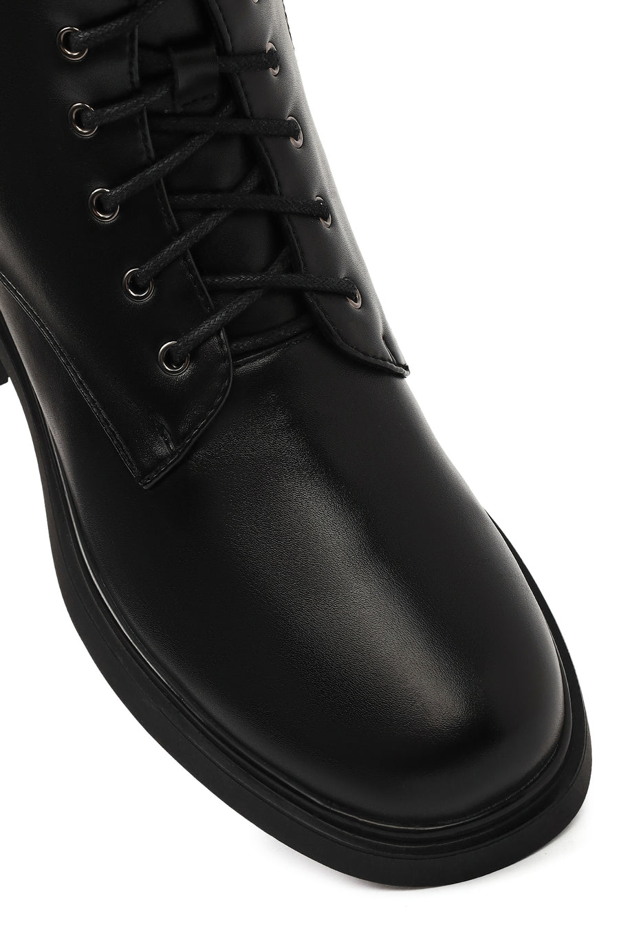 Women's Black Zippered Boots