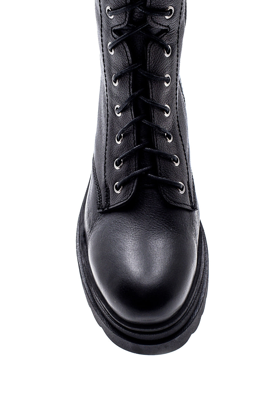 Women's Leather Casual Lace-Up Boots