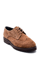 Women's Suede Leather Oxford Shoes | Derimod