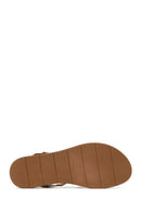 Woman Bronze Ankle Buckle Jeweled Sandal | Derimod