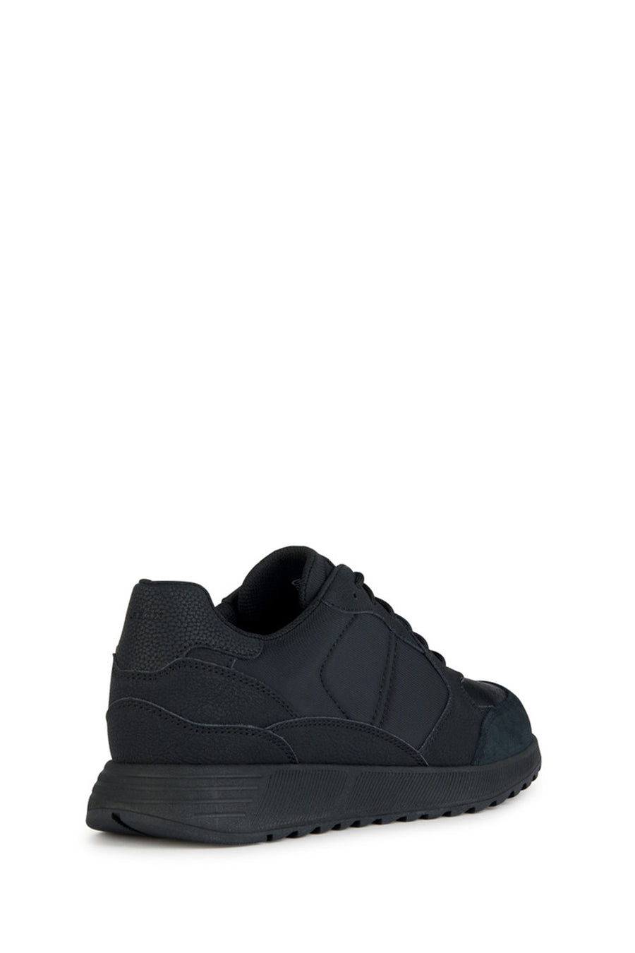 Geox Erkek Siyah Bağcıklı Deri Sneaker