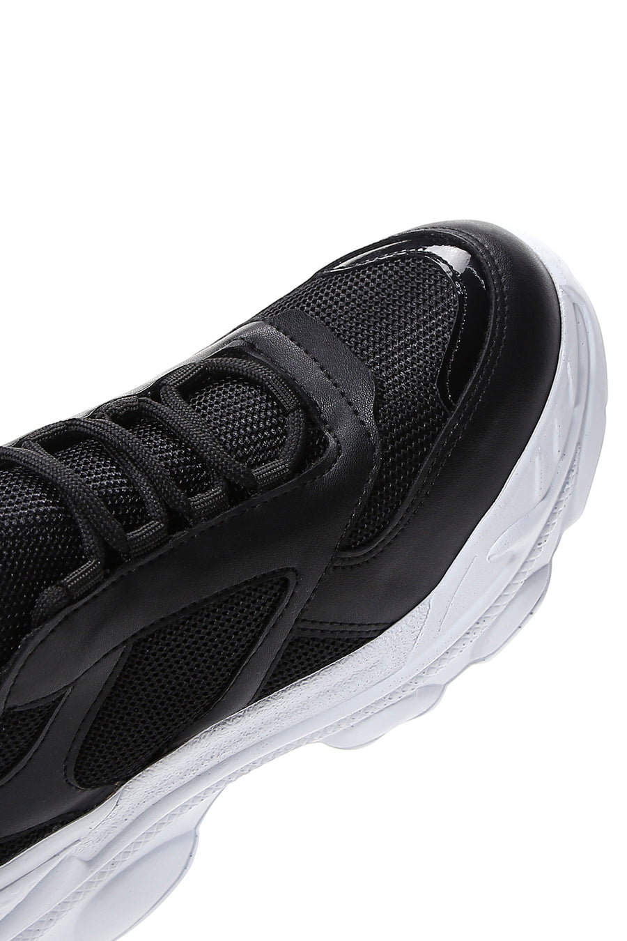 Kadın Siyah Kalın Tabanlı Sneaker